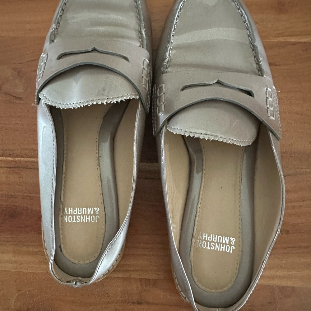 Johnston & Murphy Women's Gray Loafers